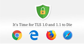 قطع پشتیبانی مرورگرهای اینترنتی از پروتکل‌های امنیتی قدیمی