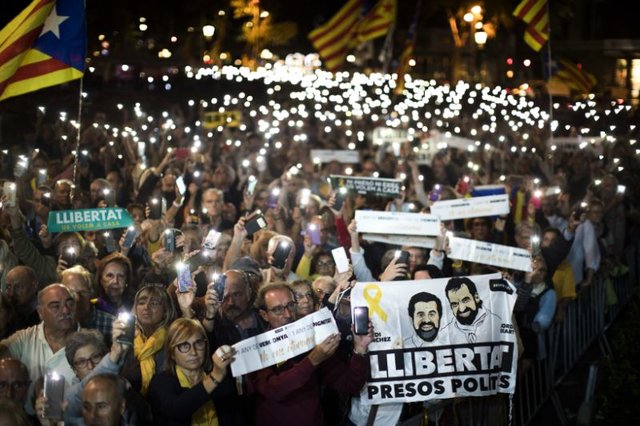 صدها حامی استقلال در کاتالونیا