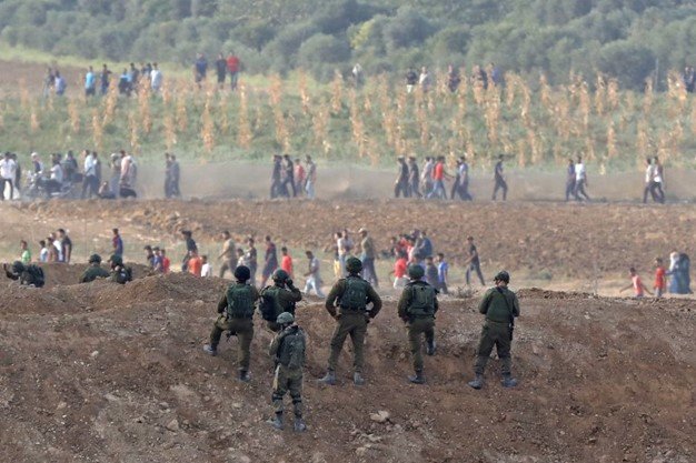 زخمی شدن ۱۱۵ فلسطینی در سی‌امین تظاهرات "بازگشت" در مرزهای غزه