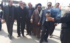 بازدید از نحوه خدمت رسانی به زوار حسینی‌ پاکستان در مرز میرجاوه