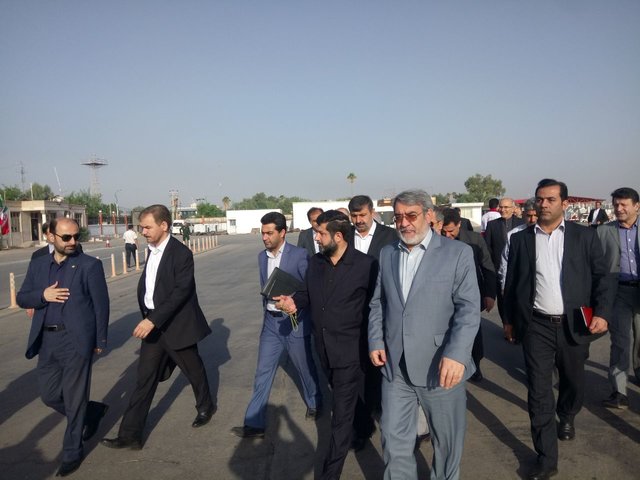 وزیر کشور از مرز شلمچه بازدید می‌کند