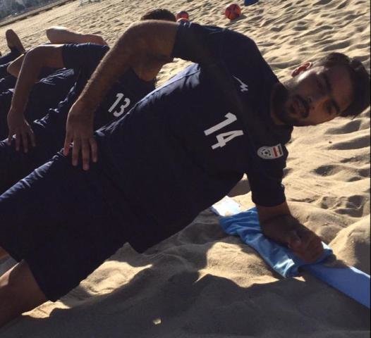 ملی‌پوش جوان فوتبال ساحلی: امیدوارم در پرتغال به شرایط ایده‌آل برسیم