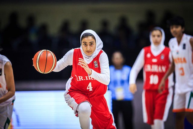 آمار دختران بسکتبالیست ایران در بازی برابر سنگاپور