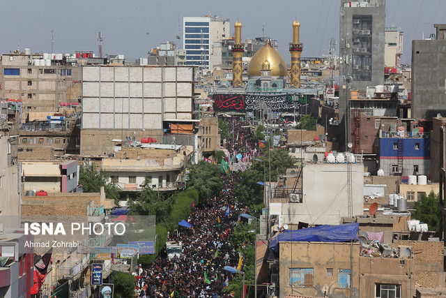 خدمات منطقه ۱۰شهرداری تهران در کربلا