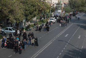 آماده‌باش آتش‌نشانی برای راهپیمایی جاماندگان اربعین در تهران