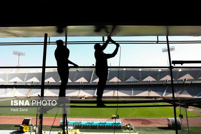 سر و شکل جدید ورزشگاه آزادی + تصاویر سر و شکل جدید ورزشگاه آزادی + تصاویر