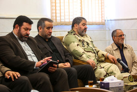 سردار جلالی رئیس سازمان پدافند غیرعامل کشور در دیدار با آیت‌الله مکارم شیرازی