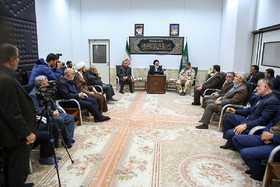 حضور رئیس سازمان پدافند غیرعامل کشور و هیأت همراه در دفتر آیت‌الله سعیدی تولیت حرم حضرت معصومه (س)