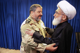 دیدار سردار جلالی رئیس سازمان پدافند غیرعامل کشور با آیت‌الله نوری همدانی
