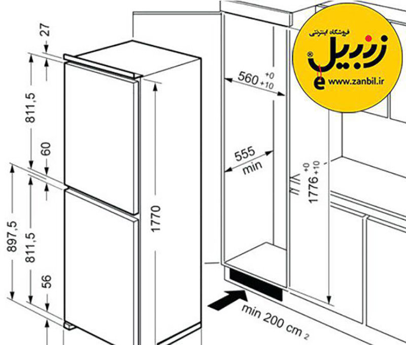 ضرورت توجه به ابعاد و ظرفیت یخچال فریزر در هنگام خرید