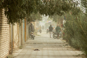 طوفان و آلودگی هوا در زابل