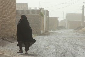 طوفان و آلودگی هوا در زابل