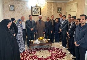 تجلیل از خانواده شهید سعید ساوه