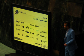 در پایان جلسه نمایندگان از پاسخ محمدجواد ظربف،وزیر خارجه درباره  اجرای برجام قانع شدن شدند.