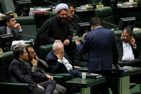 محمدجواد ظریف، وزیر امورخارجه در جلسه علنی مجلس شورای اسلامی