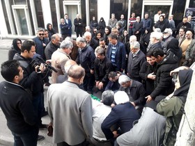 مراسم تشییع پیکر حمید هوشنگی برگزار شد