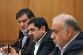 محمدرضا تابش رییس سازمان مسکن و شهرسازی در نشست مسئولان استان کرمانشاه پیرامون زلزله