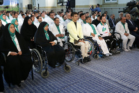 دیدار مدال‌آوران ایران در بازی‌های پاراآسیایی با مقام معظم رهبری