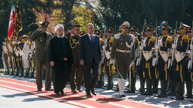 استقبال رسمی روحانی از رئیس جمهور عراق