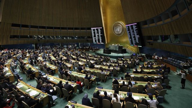 مجمع عمومی سازمان ملل قطعنامه حاکمیت دائمی ملت فلسطین بر اراضی اشغالی را تصویب کرد