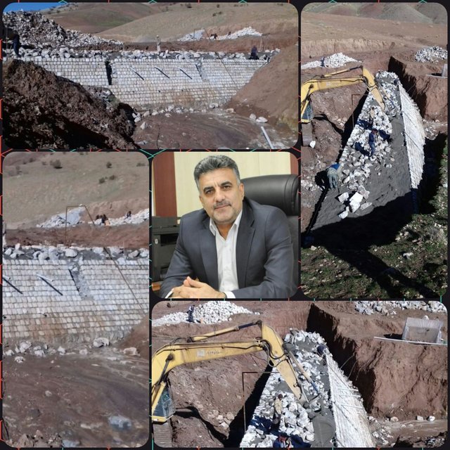 پیشرفت فیزیکی 60 درصدی بند سنگی ملاتی