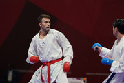 ۲ مدال طلای بهمن عسگری و حمیده عباسعلی در کاراته وان اتریش