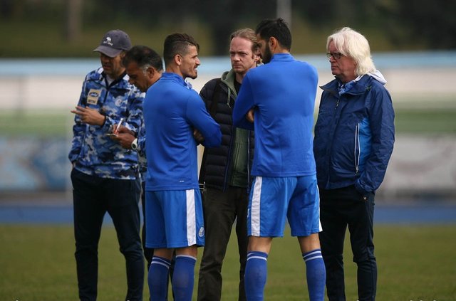 تمرین شاداب استقلال در صنایع دفاع/ جلسه شفر با غفوری و منتظری