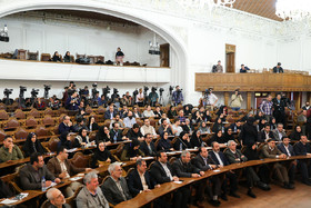 نشست خبری علی لاریجانی رئیس مجلس