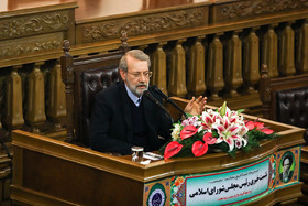 نشست خبری علی لاریجانی رئیس مجلس