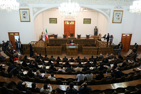 نشست خبری علی لاریجانی رئیس مجلس