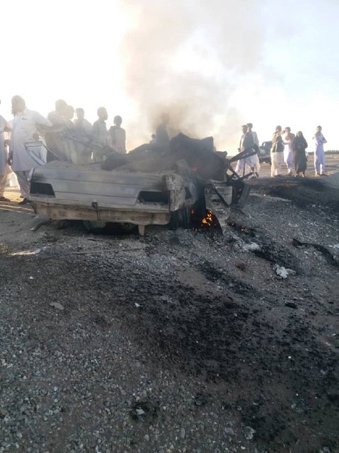 علت آتش‌سوزی‌ خودرو حامل اتباع غیرمجاز در یزد اعلام شد
