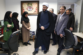 بازدید  حجت الاسلام رستمی از ایسنا