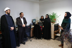 بازدید  حجت الاسلام رستمی از ایسنا