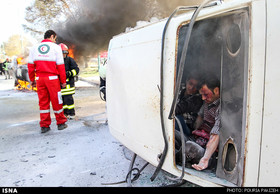 سوانح ترافیکی در محورهای ساوه سه نفر را به کشتن داد
