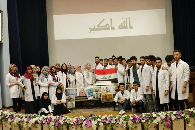 گرامیداشت سالروز پیروزی عراق بر ضدنیروهای تروریستی از سوی دانشجویان عراقی در ایران