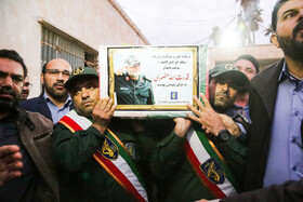 پیکر سردار قدرت‌الله منصوری به خاک سپرده شد