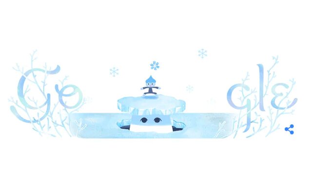 تغییر لوگوی گوگل به مناسبت "انقلاب زمستانی"