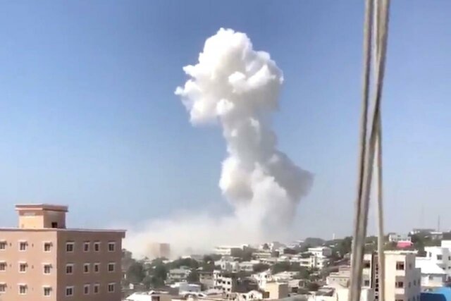 انفجار خودروی بمب‌گذاری شده در سومالی