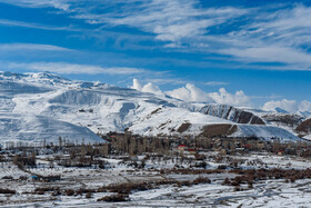 منظره‌های زمستانی جاده طالقان‎