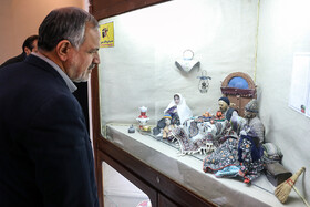 بازدید از نمایشگاه ایرانشناسی در حاشیه‌ی مراسم  تجلیل از تهران پژوهان در پنجمین جایزه تهران