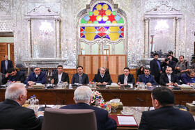 دیدار روسای مجلس ایران و آذربایجان