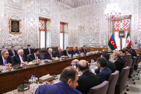 دیدار روسای مجلس ایران و آذربایجان