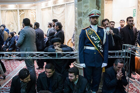 مراسم وداع با پیکر آیتالله هاشمی شاهرودی - مسجد امام صادق (ع)