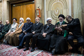 مراسم وداع با پیکر آیتالله هاشمی شاهرودی - مسجد امام صادق (ع)