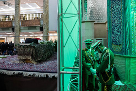 مراسم وداع با پیکر آیتالله هاشمی شاهرودی - مسجد امام صادق (ع)