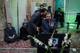 مراسم وداع با پیکر آیتالله هاشمی شاهرودی - مسجد امام صادق (ع)