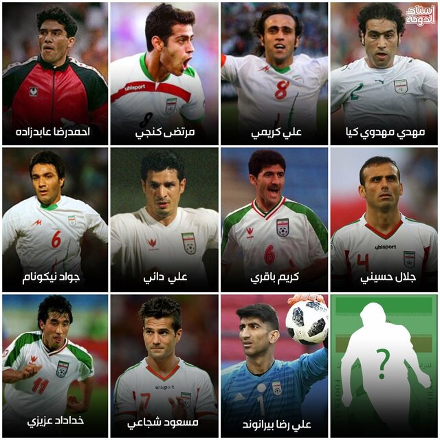 انتخاب محبوب ترین فوتبالیست ایران در سایت قطری + عکس