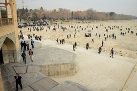 تجمع کشاورزان شرق اصفهان در پل خواجو