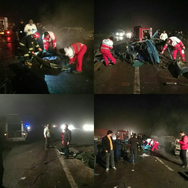۸ مصدوم در محورهای مواصلاتی مرند در کمتر از یک ساعت تصادف