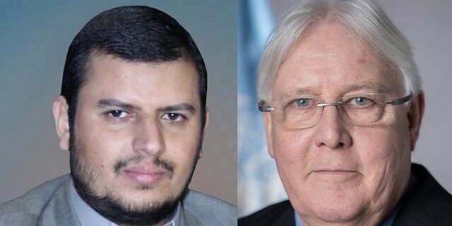 دیدار رهبر جنبش انصارالله با فرستاده سازمان ملل 